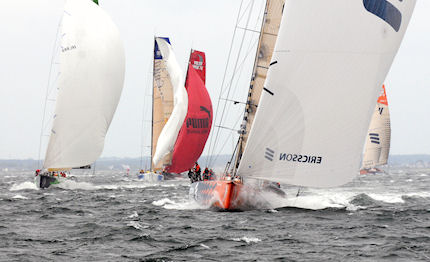 volvo ocean race partita la galway marstrand