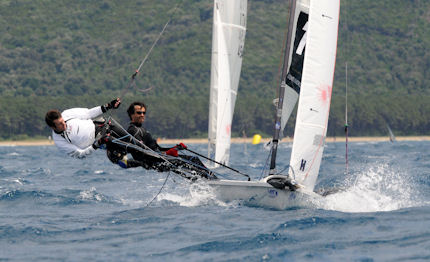 bertani florean campioni italiani di laser 4000