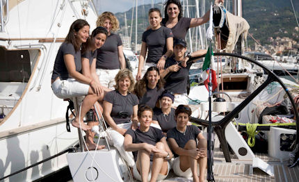 team ladies first pronto per la giraglia rolex cup