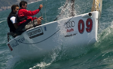 melges 20 la prua di mefisto davanti tutti