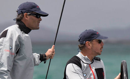 larry ellison russel coutts si divertono sul garda