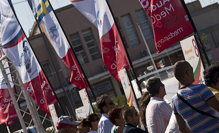 cagliari si veste festa per audi medcup