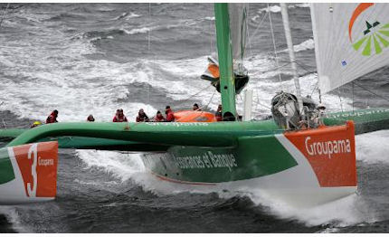 841 miglia vela in 24 ore fantastico record di groupama