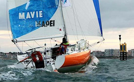 mini transat riccardo apolloni al secondo posto dopo le canarie