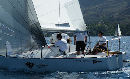 europei j24 prima giornata di regate creta