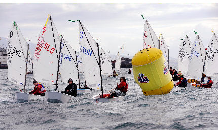 optimist carlotta omari in testa al trofeo campobasso