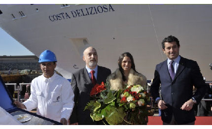 costa deliziosa savona per la crociera inaugurale