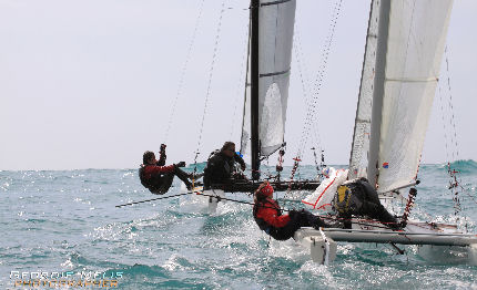 sestri il trofeo primaveravela ai francesi buorgnon gauthier