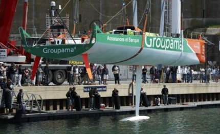 vor groupama in acqua prima tappa il fastnet