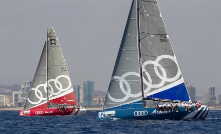 medcup giornataccia per azzurra quantum