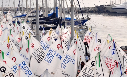 napoli il vento rovina un po la festa agli optimist