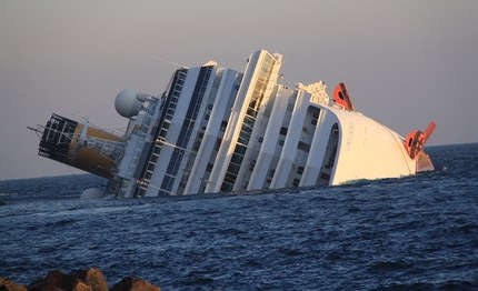 costa concordia guasto errore umano