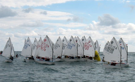 optimist tappa del trofeo dei tre mari