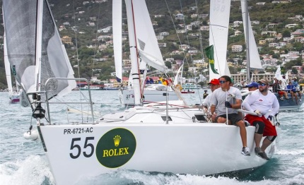 international rolex regatta an energetic outing to town and back