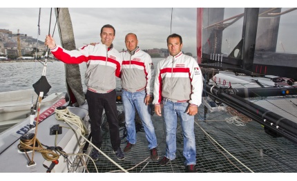 america cup il sindaco veste luna rossa