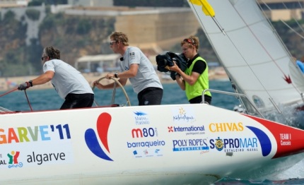 alpari world match racing tour brings first class sailing action to the fans