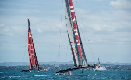 prove di america cup tra luna rossa new zealand