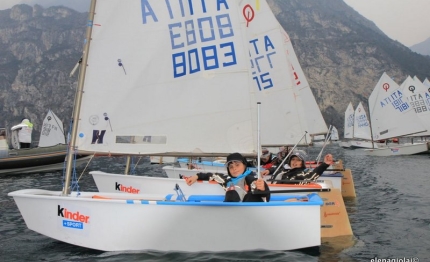 optimist sul garda piu freddo che vela