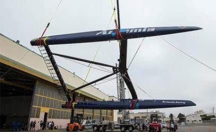 america cup tempi piu lunghi per il ritorno in acqua di artemis