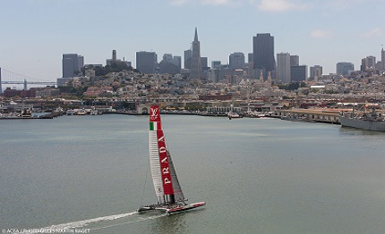 america cup luna rossa scores one for the board in louis vuitton cup