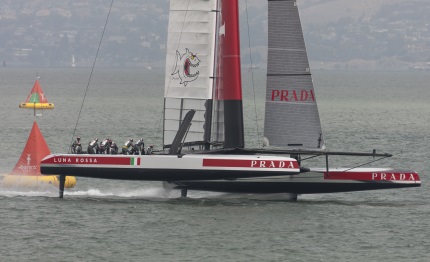 america cup quarta regata per luna rossa