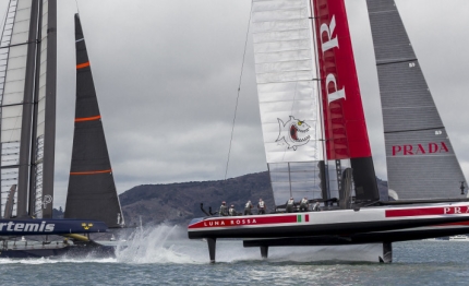 america cup luna rossa vince la seconda regata di semifinale