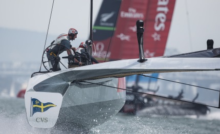 america cup punto prezioso per luna rossa