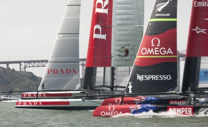 america cup altri guai per luna rossa new zealand in testa