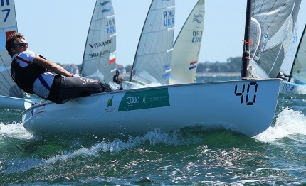 finn gold cup sailors make final preparations in tallinn