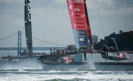 america cup si corre oggi il campo di regata non cambia