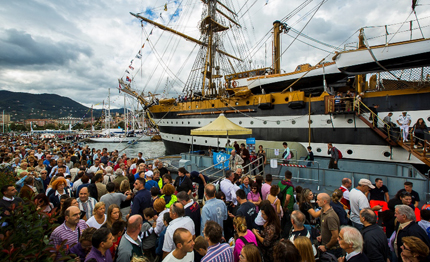 la spezia domani parata addio per le tall ships