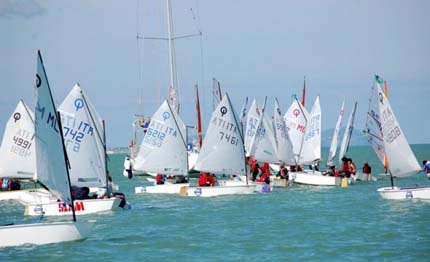 optimist parte domani la marsala winter cup