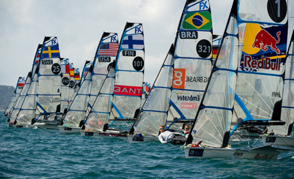 hyeres un acuto della tartaglini nella prima giornata di regate