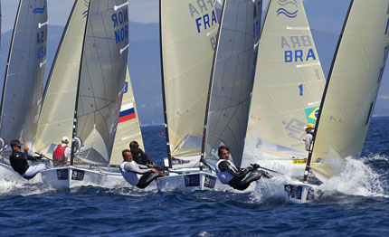 hyeres una medal race per tre