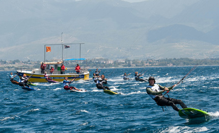 kite inizia con il maestrale il campionato mondiale master youth