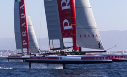 luna rossa riprende gli allenamenti con due ac