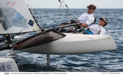 isaf sailing final world cup 2014 gli italiani in acqua ad abu dhabi