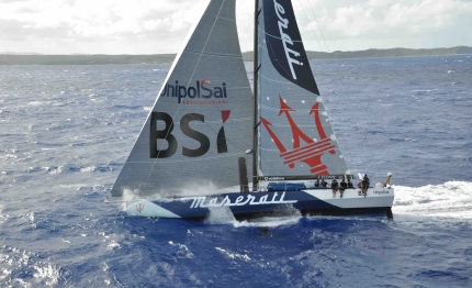 maserati giovanni soldini pronti tentare il record san francisco shanghai