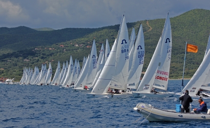 mondiale soling spettacolo castiglione della pescaia disputate le prime due prove