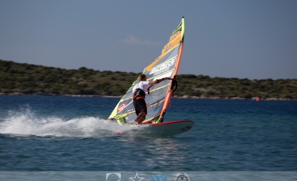 windsurf grand slam terzo giorno prime heat di slalom