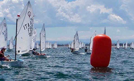 cervia optimist in acqua per il meeting giovanile