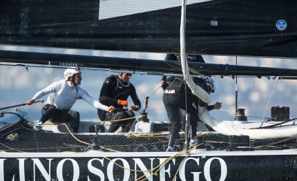 lino sonego team italia il tricolore scende in acqua alla barcolana