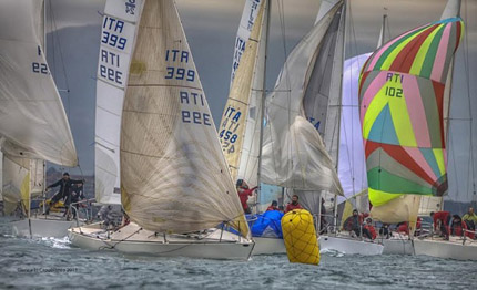 j24 la superba sempre in testa al 41 invernale di anzio nettuno