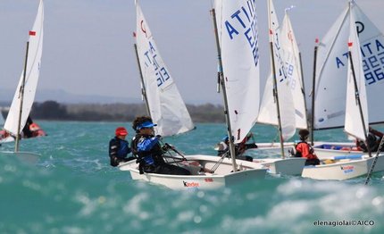 optimist partito il trofeo kinder marina di pisticci