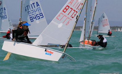 optimist marina di pisticci conclusa la tappa del trofeo kinder