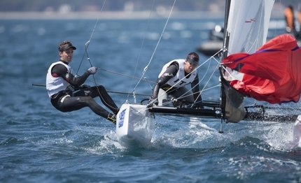 vela olimpica hyeres per la coppa del mondo