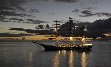 al porto di civitavecchia torna il clipper stad amsterdam