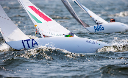 quarta giornata di regate alle paralimpiadi di rio