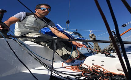 andrea fornaro il suo nuovo mini 50 ofcet sideral 918 presenti al salone nautico di genova