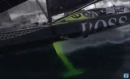 vendee globe hugo boss primo buona speranza video